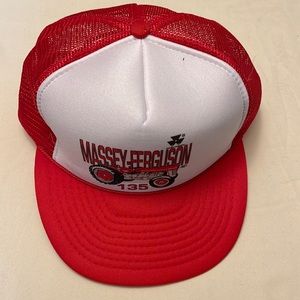 Vintage 90s Massey-Ferguson 135 Tractor SnapBack baseball hat